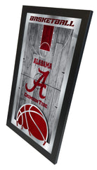 Alabama Crimson Tide Basketball Mirror by Holland Bar Stool Company Home Sports Decor Side View