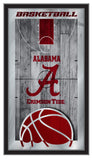 Alabama Crimson Tide Logo Basketball Mirror