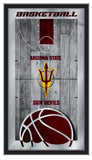 Arizona State Sun Devils Logo Basketball Mirror