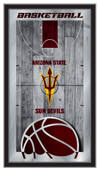 Arizona State Sun Devils Logo Basketball Mirror