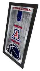 Arizona Wildcats Basketball Mirror by Holland Bar Stool Company Home Sports Decor Side View