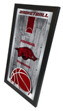 Arkansas Razorbacks Logo Basketball Mirror