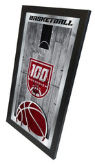 Arkansas Razorbacks 100 Seasons Logo Basketball Mirror Side View