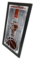 Bowling Green State University Officially Licensed Logo Basketball Mirror by Holland Bar Stool Company Home Sports Decor Side View
