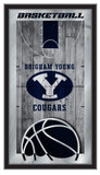 Brigham Young Cougars Logo Basketball Mirror