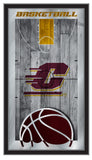 Central Michigan Chippewas Logo Basketball Mirror