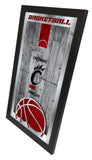 Cincinnati Bearcats Logo Basketball Mirror