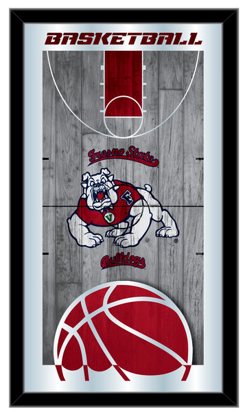 Fresno State University Bulldogs Logo Basketball Mirror