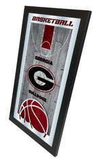 Georgia Bulldogs Basketball Mirror by Holland Bar Stool Company Home Sports Decor Side VIew