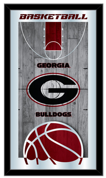 Georgia Bulldogs Logo Basketball Mirror