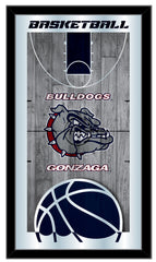 Gonzaga Bulldogs Basketball Mirror by Holland Bar Stool Company Home Sports Decor