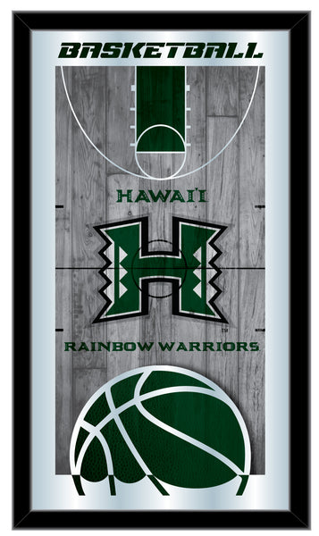 Hawaii Rainbow Warriors Logo Basketball Mirror