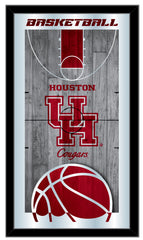 University of Houston Cougars Basketball Mirror by Holland Bar Stool Company Home Sports Decor