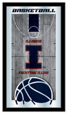 Illinois Fighting Illini Logo Basketball Mirror