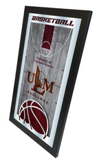 ULM Warhawks Basketball Mirror by Holland Bar Stool Company Home Sports Decor Side View