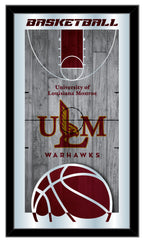 ULM Warhawks Basketball Mirror by Holland Bar Stool Company Home Sports Decor