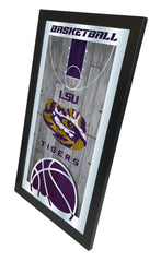 Louisiana State University LSU Tigers Basketball Mirror by Holland Bar Stool Company Home Sports Decor Side View