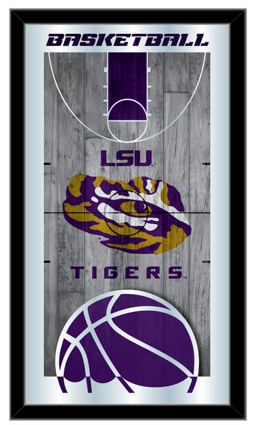 Louisiana State Tigers Logo Basketball Mirror