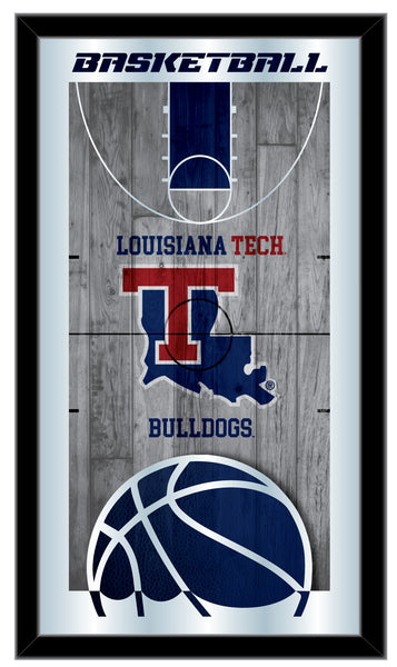 Louisiana Tech Bulldogs Logo Basketball Mirror