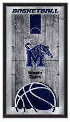 University of Memphis Tigers Logo Basketball Mirror by Holland Bar Stool Company