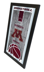 Minnesota Golden Gophers Basketball Mirror by Holland Bar Stool Company Home Sports Decor Side VIew