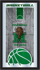 Marshall University Thundering Herd Officially Licensed Basketball Mirror Bar Mirror Wall Decor