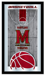 Maryland Terrapins Basketball Mirror by Holland Bar Stool Company Home Sports Decor