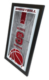North Carolina State Wolfpack Logo Basketball Mirror