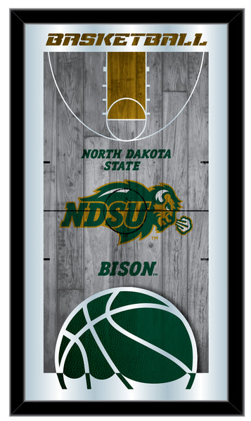 North Dakota State Bison Logo Basketball Mirror