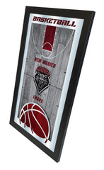 University of New Mexico Lobos Logo Basketball Mirror