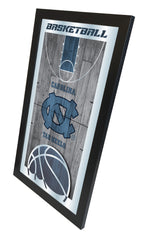North Carolina Tarheels Basketball Mirror by Holland Bar Stool Company Home Sports Decor Side View