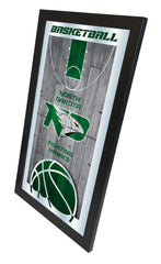 North Dakota Fighting Hawks Basketball Mirror by Holland Bar Stool Company Home Sports Decor Side View