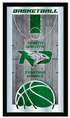 North Dakota Fighting Hawks Basketball Mirror by Holland Bar Stool Company Home Sports Decor