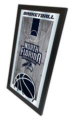North Florida Ospreys Basketball Mirror by Holland Bar Stool Company Home Sports Decor Side View