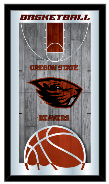 Oregon State Beavers Logo Basketball Mirror