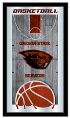 Oregon State Beavers Basketball Mirror by Holland Bar Stool Company Home Sports Decor