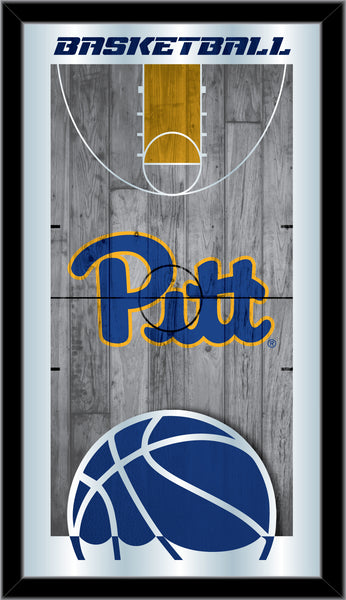Pittsburgh Panthers Logo Basketball Mirror