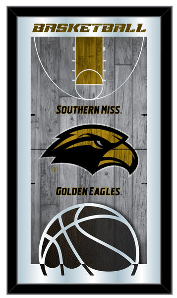 University of Southern Miss Golden Eagles Logo Basketball Mirror