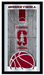 Stanford Cardinals Basketball Mirror by Holland Bar Stool Company Home Sports Decor