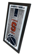 Syracuse Orange Basketball Mirror by Holland Bar Stool Company Home Sports Decor Side View