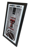 Texas Tech Red Raiders Logo Basketball Mirror