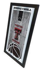 Texas Tech Red Raiders Basketball Mirror by Holland Bar Stool Company Home Sports Decor Side View