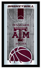 Texas A&M Aggies Basketball Mirror by Holland Bar Stool Company Home Sports Decor