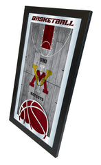 VMI Keydets Basketball Mirror by Holland Bar Stool Company Home Sports Decor Side View