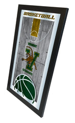 Vermont Catamounts Basketball Mirror by Holland Bar Stool Company Home Sports Decor Side View