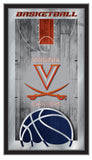 Virginia Cavaliers Logo Basketball Mirror