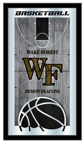Wake Forest Demon Deacons Logo Basketball Mirror