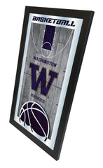 Washington Huskies Basketball Mirror by Holland Bar Stool Company Home Sports Decor Side View