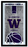 Washington Huskies Logo Basketball Mirror