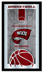 Western Kentucky Hilltoppers Basketball Mirror by Holland Bar Stool Company Home Sports Decor